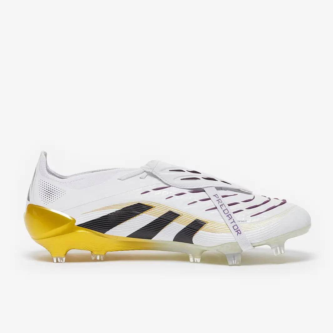 Adidas Predator Elite Tongue FG Blanc/Doré