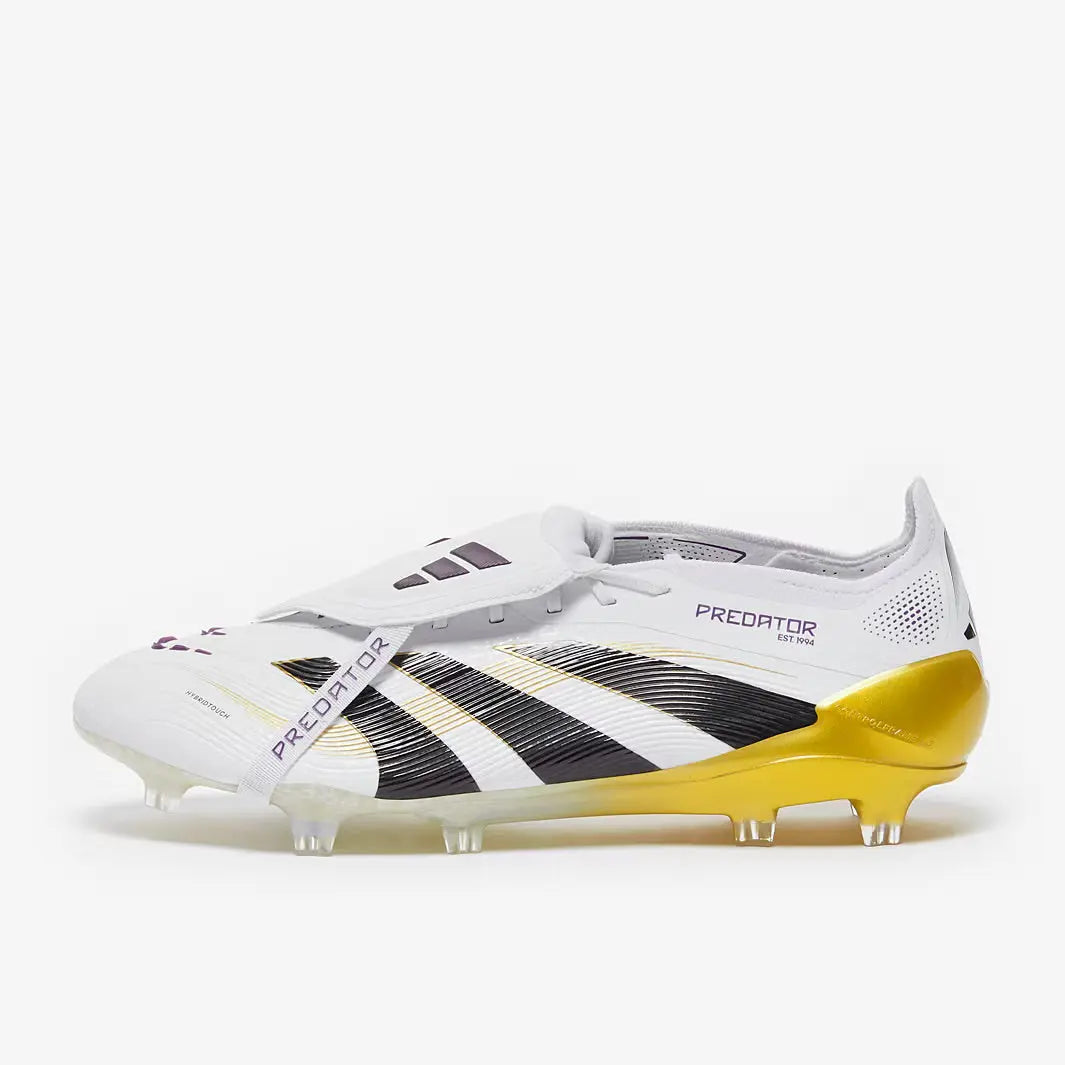 Adidas Predator Elite Tongue FG Blanc/Doré
