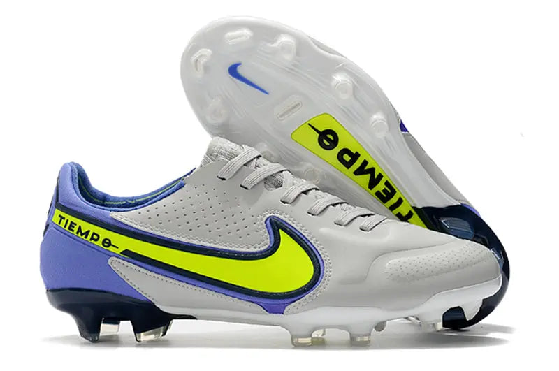 Tiempo Legend 9 Elite FG Blanc/Bleu
