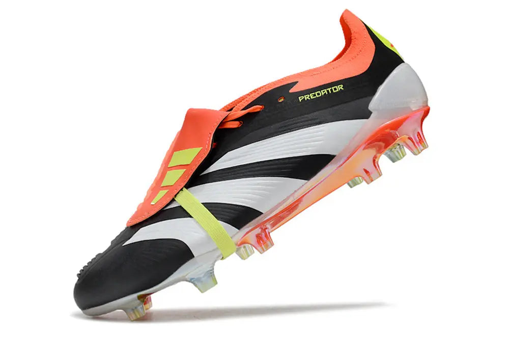 Adidas Predator Elite Tongue FG Noir/Orange/Blanc