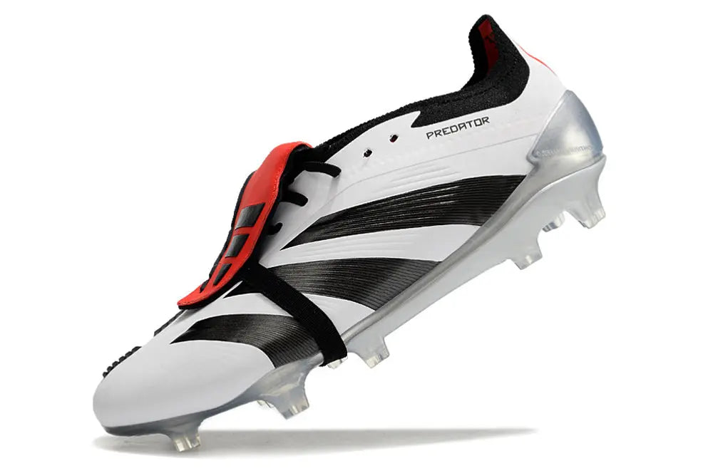 Adidas Predator Elite Tongue FG Gris/Noir/Rouge