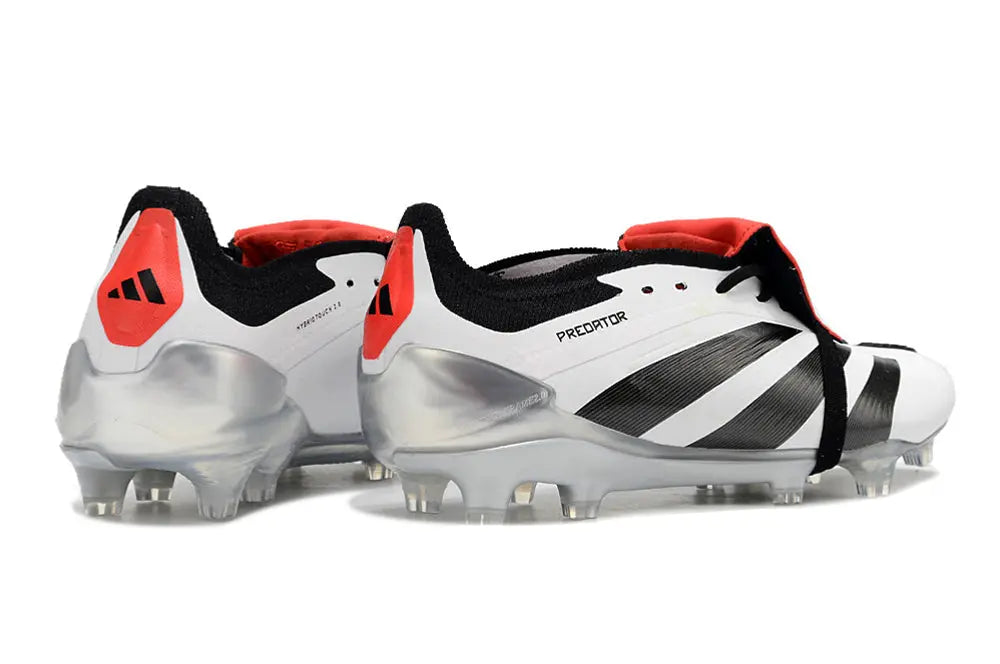 Adidas Predator Elite Tongue FG Gris/Noir/Rouge