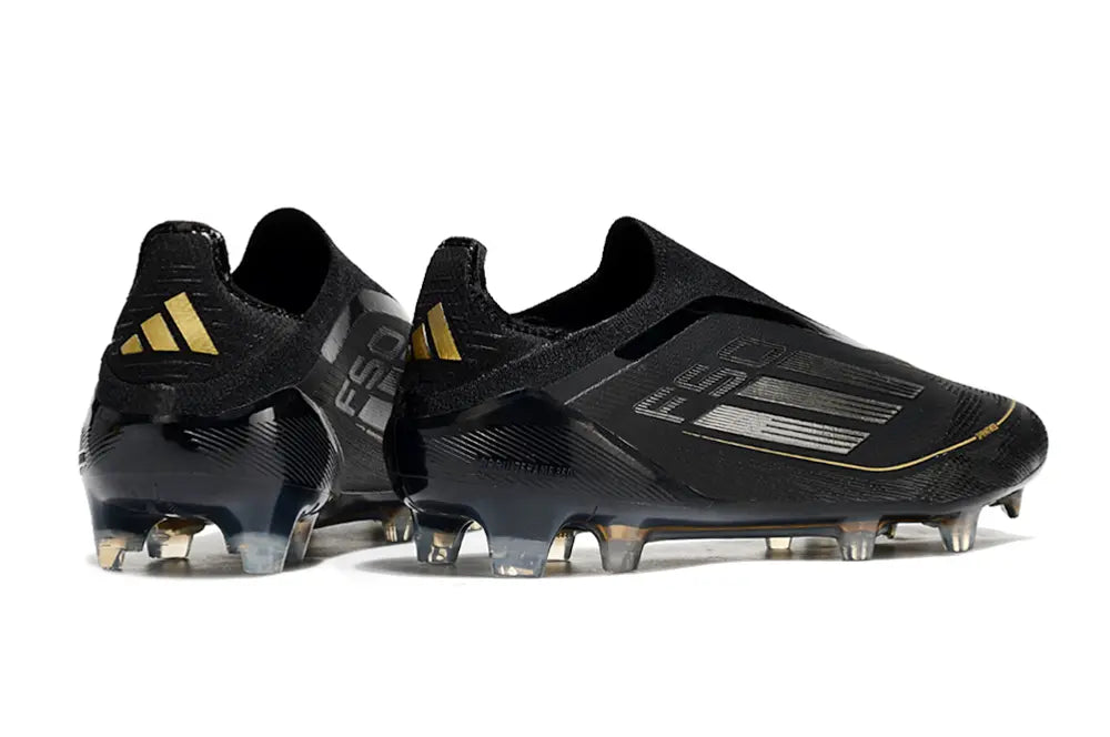 Adidas F50 Elite Laceless FG Noir/Or