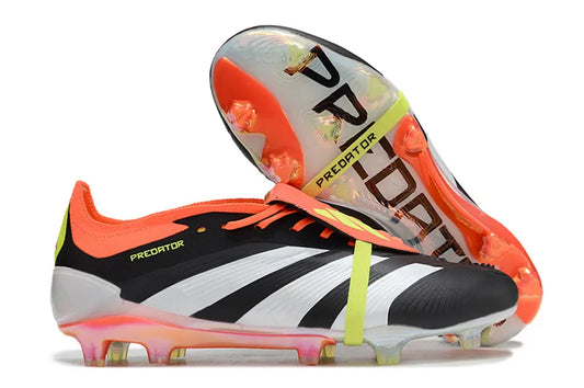 Adidas Predator Elite Tongue FG Noir/Orange/Blanc