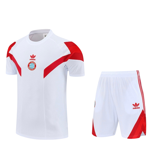 Ensemble t-shirt short bayern munich blanc/rouge 2025/26