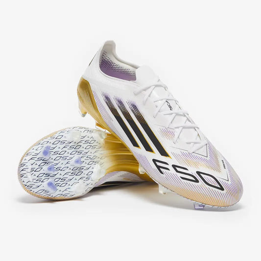 Adidas F50 Elite FG Blanc/Or