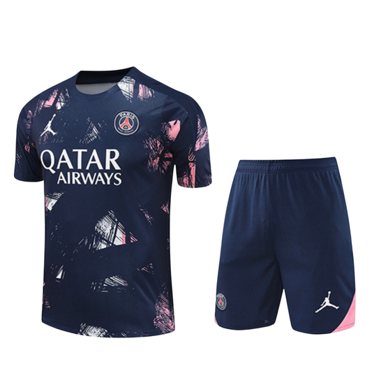 Ensemble t-shirt short psg bleu/rose 2025/26