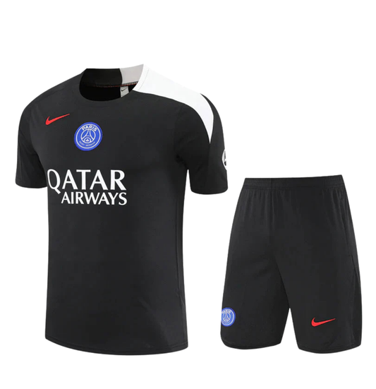 Ensemble t-shirt short psg noir 2025/26