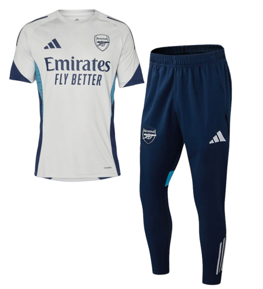 Ensemble t-shirt jogging arsenal  gris 2025/26