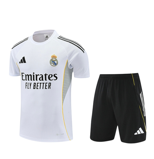 Ensemble t-shirt short real madrid blanc 2025/26