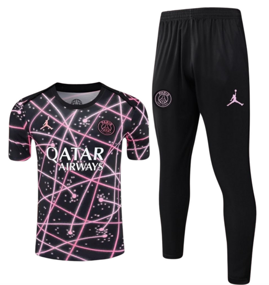 Ensemble t-shirt jogging psg rose 2025/26
