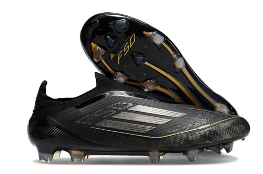 Adidas F50 Elite Laceless FG Noir/Or