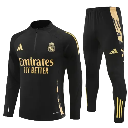 Survêtement réal madrid long 1/4 zip (1)