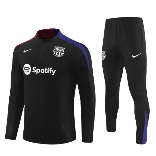 Survêtement barcelone long 1/4 zip (1)